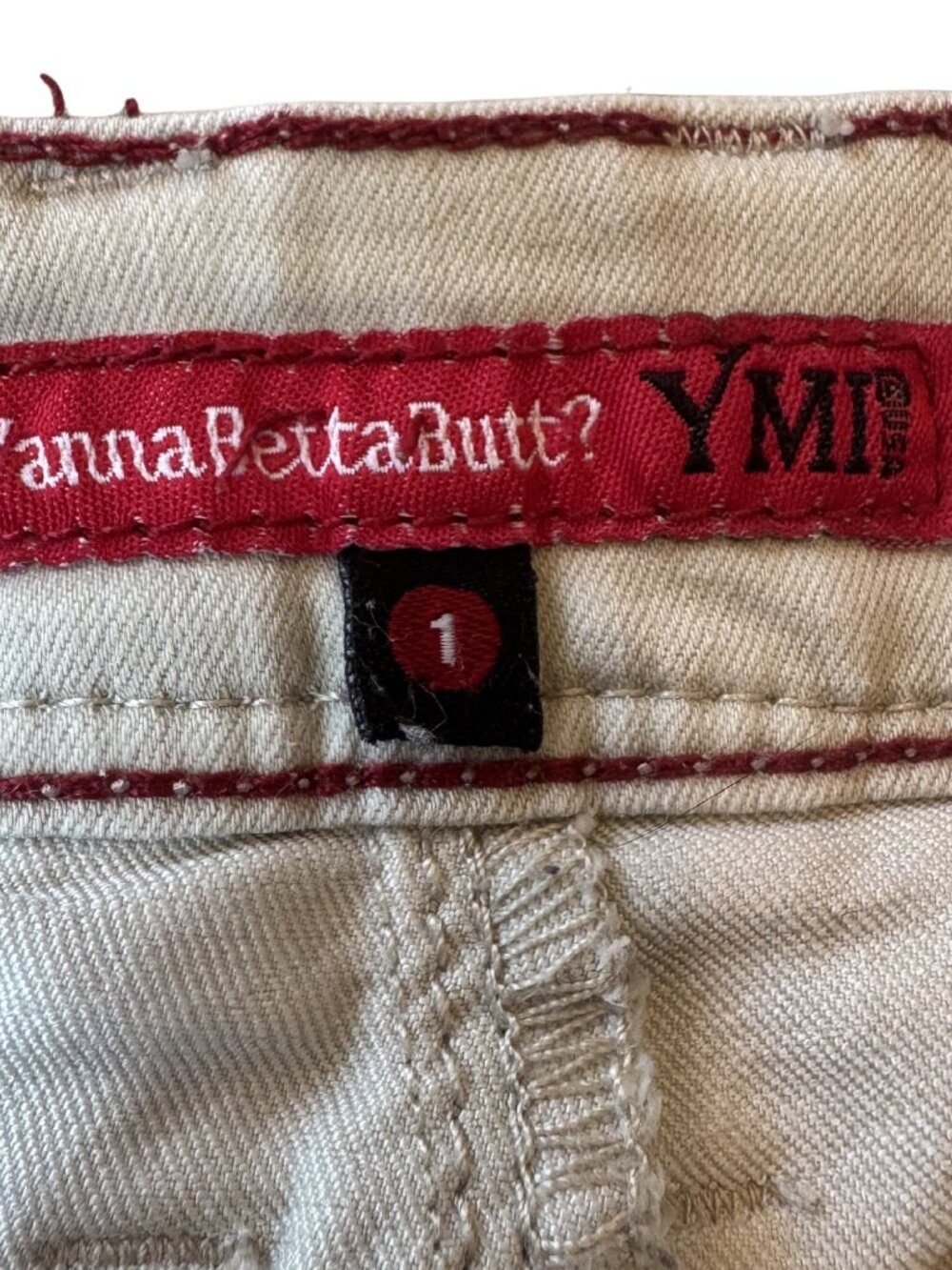 YMI WannaBettaButt? Khaki Pants - Juniors Size 1 - Picture 4 of 5